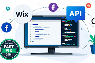 fix wix velo api, connect third party payment gateway, custom API integration