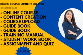 do an online course, course creation, course curriculum, course upload