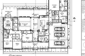 draft stamp fire sprinkler architectural engineering drawing foundation plan adu