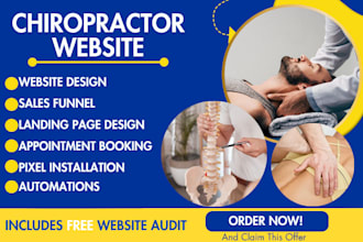 chiropractor website chiropractic website chiropractic leads beauty spa website