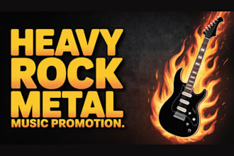 do spotify heavy rock metal music promotion to 900 active metal playlist curator