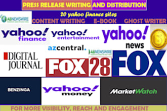 press release on yahoo finance