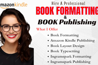 do kdp ingramspark formatting book typesetting fiction novel formatting