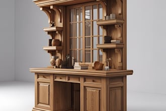 do 3d model of funiture woodworking