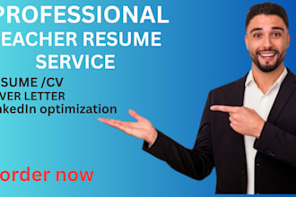 write a professional teacher resume
