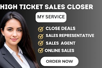 do high ticketing sales closer sales person online sales sales representative