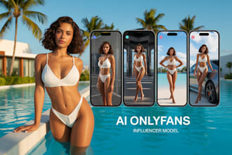 do realistic ai influencer onlyfans model, fanvue, flux lora, comfyui workflow