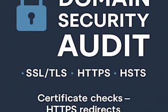 audit your SSL certificate and improve your https security