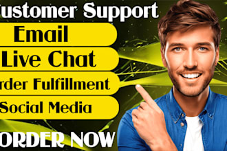 be online chat support agent or customer support or email