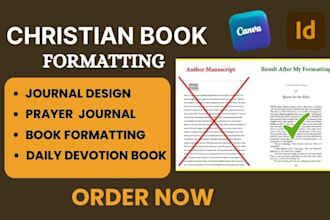 fromat, design daily devotional prayer journal book  amd amazon kdp journal