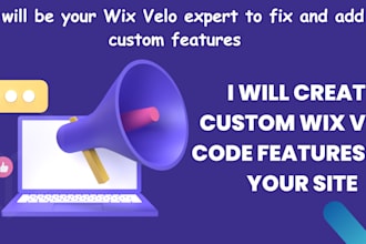 fix wix website issues or custom velo code fast