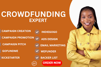 successful gofundme, kickstarter crowdfunding campaign to reach potential donors