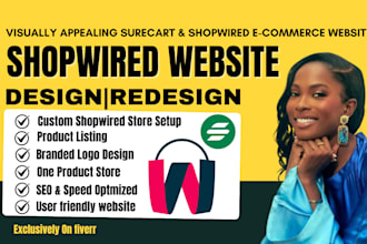 build shopwired surecart ecommerce website online store design redesign expert