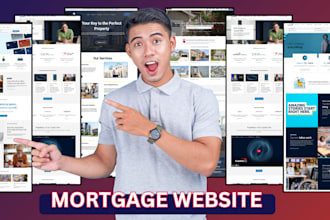 design mortgage broker, loan officer, originator wordpress website