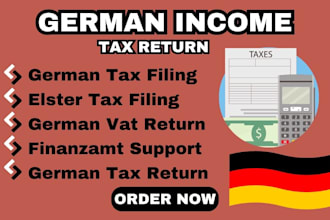 do german tax fiiling, german vat return, german tax filing, coporate tax