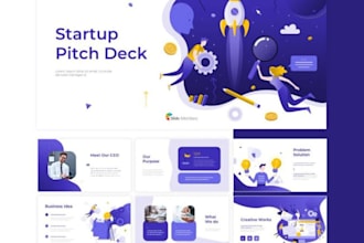 design startup training presentation executive summary investment teaser report