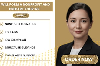 help you form a nonprofit an prepare your irs 1023 1023ez for tax status