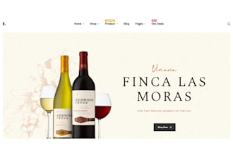 design wine shopify store wine liquor store beverage store wine liquor website