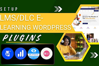 setup lms wordpress plugins learndash tutor lms lifterlms badgeos skillate eduma