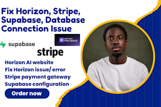 fix horizon supabase stripe connection horizon hostinger ai webapp database seo