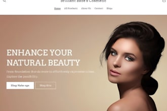 skin care shopify store skin care spa  beauty website skin care cosmetics store