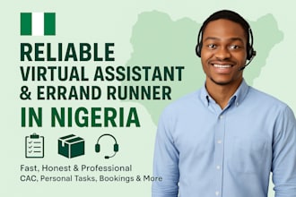 be your reliable virtual assistant and errand runner in nigeria
