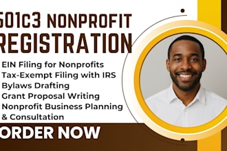 do 501c3 nonprofit registration, ein, tax exempt paperwork filing, grant bylaws