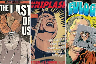 draw vintage retro comic book, vintage poster art retro comic book illustration