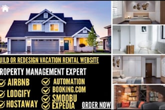 design a booking website for your airbnb apartment or hotel with wix or wordpres