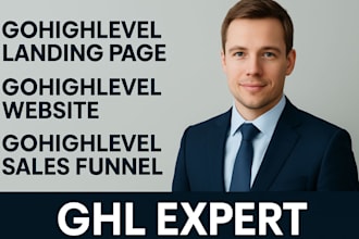gohighlevel landing page gohighlevel website gohighlevel sales funnel ghl expert