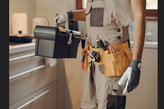build handyman app cleaning services caring for old people