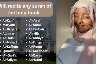 recite the holy book of any chapter for your children or family prayer