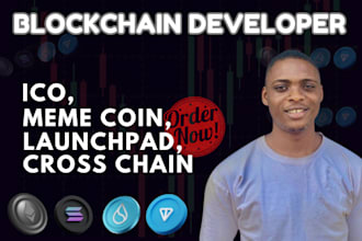 create meme coin, ico page, presale, launchpad, pumpfun and cross chain bridge