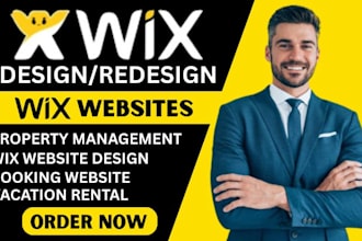 do wix website design redesign wix booking website vacation rental wix expert