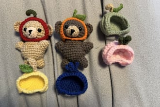 crochet a custom plushie or amigurumi just for you