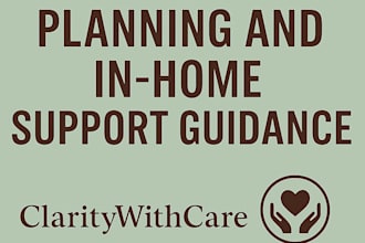 guide you through elder care planning and in home support