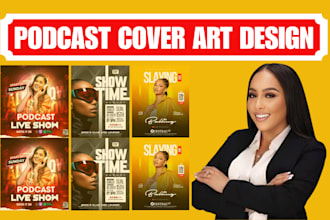 do podcast logo design, podcast cover design, youtube thumbnail, podcast artwork