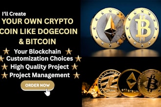 create your own cryptocurrency like bitcoin or ethereum dogecoin solana bnb