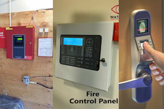 provide stamped nfpa 13r 13d and fm 200 fire alarm system designs in autocad