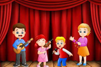 sing children, kids song, nursery rhymes, jingles, theme songs