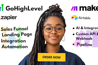 setup gohighlevel landing page sales funnels go high level course setup make n8n