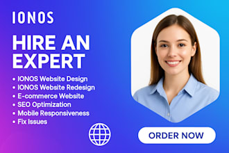 ionos website design, ionos website redesign, ionos website ecommerce website