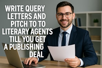 write query letters and pitch to top literary agents till you get a publishing