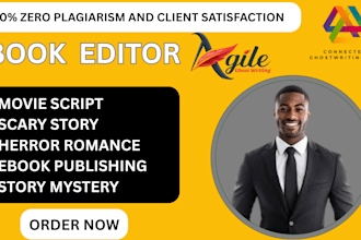 be your ghostwriter for a horror romance scary story or movie script