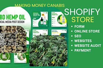 build cannabis cbd shopify weed vape hemp store marijuana cbd cannabis website