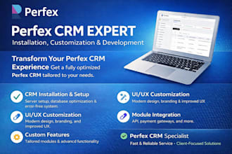be your perfex CRM expert for installation and custom development