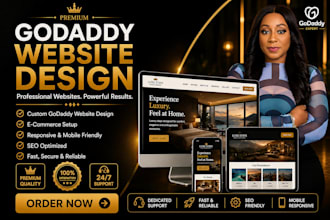 develop godaddy website design godaddy website redesign godaddy design