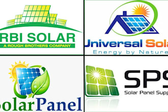 design modern solar panel, power, energy, electrical, solar logo