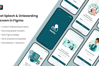 create onboarding and splash screen in figma