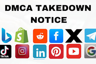 remove leaked content harassing defaming to google fb ig reddit tiktok by dmca